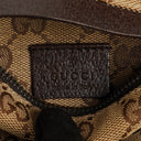 Gucci GG Beige/Brown Monogram Canvas Belt Bag