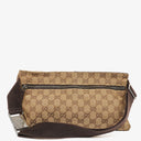Gucci GG Beige/Brown Monogram Canvas Belt Bag