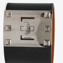 Hermès Black Leather Kelly Dog Extreme Bracelet