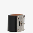 Hermès Black Leather Kelly Dog Extreme Bracelet