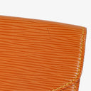 Louis Vuitton Pochette Sellier Dragonne Cognac Epi Clutch
