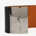 Hermès Black Leather Kelly Dog Extreme Bracelet
