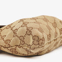 Gucci GG Beige/Brown Monogram Canvas Belt Bag