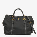 Prada Tessuto Nylon and Leather Tote Bag