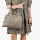 Stella McCartney Grey Falabella Tote Vegan Shaggy Deer