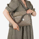 Stella McCartney Grey Falabella Tote Vegan Shaggy Deer