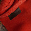 Louis Vuitton Pochette Accessoires Damier Ebene Canvas Clutch Handbag
