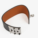 Hermès Black Leather Kelly Dog Extreme Bracelet