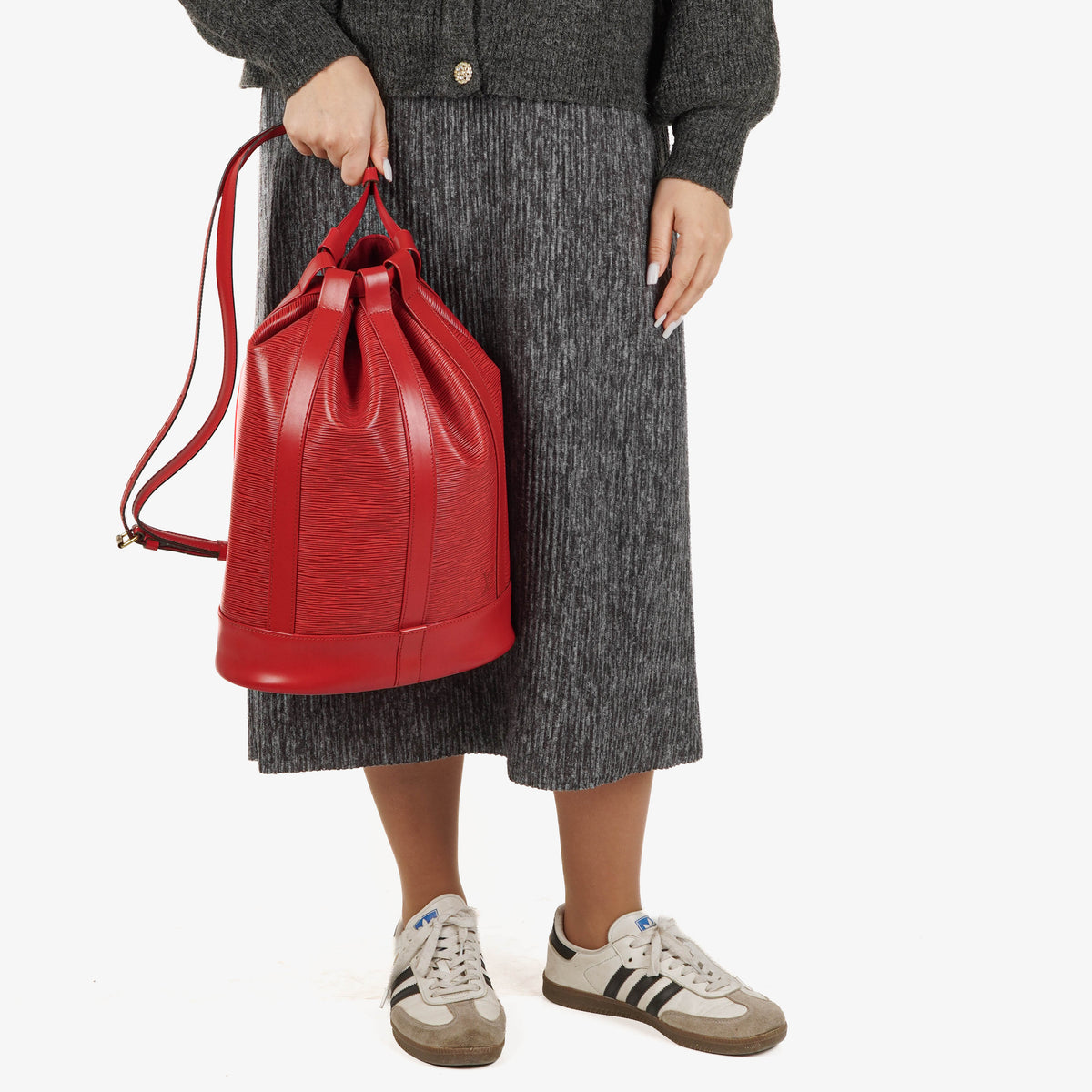 Louis Vuitton Randonnee PM EPI Red Canvas Backpack