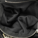 Fendi Black Cloth Baguette Bag