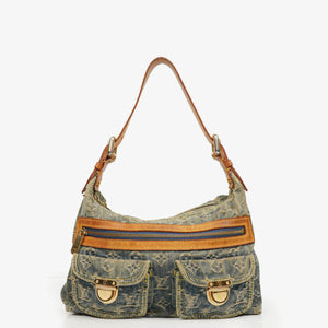 Louis Vuitton Baggy PM Monogram Denim Shoulder Bag