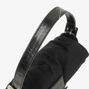 Fendi Black Cloth Baguette Bag