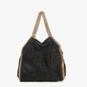 Stella McCartney Black Falabella Tote Vegan Shaggy Deer