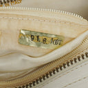 Chanel CC Double Chain White Shoulder Bag