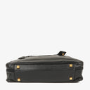 Loewe Black Leather Anagram Travel Bag