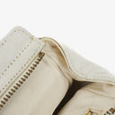 Chanel CC Double Chain White Shoulder Bag