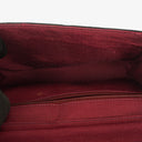 Chanel Petit sac à rabat demi-lune en velours noir