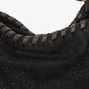 Stella McCartney Black Falabella Tote Vegan Shaggy Deer