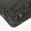 Loewe Black Leather Anagram Travel Bag