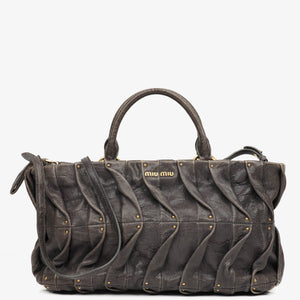 Miu Miu Matelassé Satchel Bag
