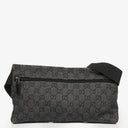 Gucci GG Black Monogram Canvas Belt Bag