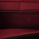 Chanel Petit sac à rabat demi-lune en velours noir