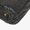 Loewe Black Leather Anagram Travel Bag