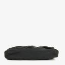 Fendi Black Cloth Baguette Bag