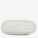 Chanel CC Double Chain White Shoulder Bag