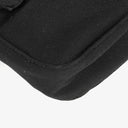 Fendi Black Cloth Baguette Bag