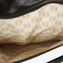 Loewe Black Leather Anagram Travel Bag