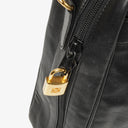 Loewe Black Leather Anagram Travel Bag