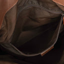 Gucci Bamboo Top Handle Brown/Pink Canvas And Leather Hobo Bag