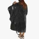 Prada Black Saffiano-Trimmed Tessuto Garment Bag