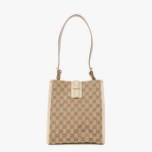 Gucci GG Canvas Beige Shoulder Bag