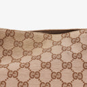Gucci Bamboo Top Handle Brown/Pink Canvas And Leather Hobo Bag