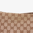 Gucci Bamboo Top Handle Brown/Pink Canvas And Leather Hobo Bag