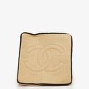 Chanel Beige Woven Raffia Mini Woven Bag