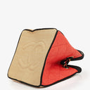 Chanel Beige Woven Raffia Mini Woven Bag