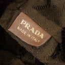 Prada Nappa Gaufre Leather Brown Shoulder Bag