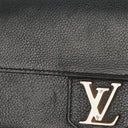 Louis Vuitton Black Leather LockMe Wallet