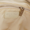 Chanel Travel Line Beige Nylon CC Logo Bag