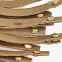 Gucci Mini Babouska Indy Beige/Gold GG Crystal Coated Canvas Top Handle Bag