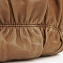 Prada Nappa Gaufre Leather Brown Shoulder Bag
