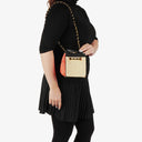 Chanel Beige Woven Raffia Mini Woven Bag