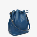 Louis Vuitton Noe GM Blue EPI Leather Shoulder Bag