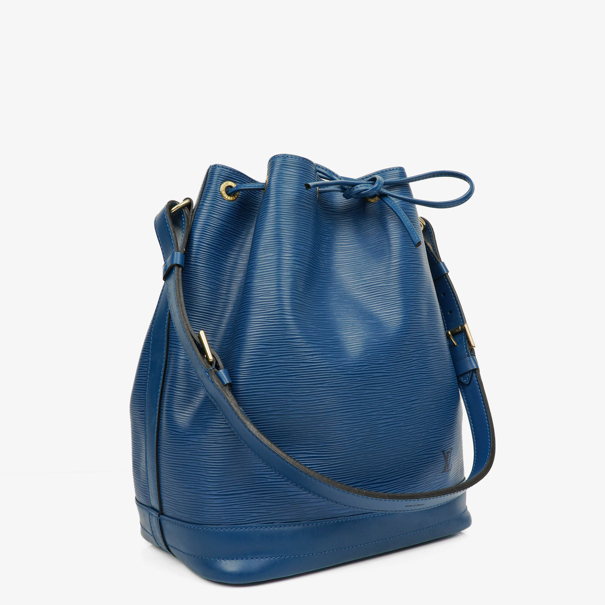 Louis Vuitton Noe GM Blue EPI Leather Shoulder Bag
