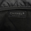 Chanel Black Paris New York Line Tote Bag