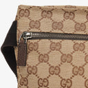 Gucci GG Brown/Beige Monogram Canvas Belt Bag