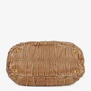 Prada Nappa Gaufre Leather Brown Shoulder Bag